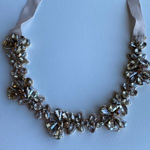 Jcrew crystal necklace never worn like new